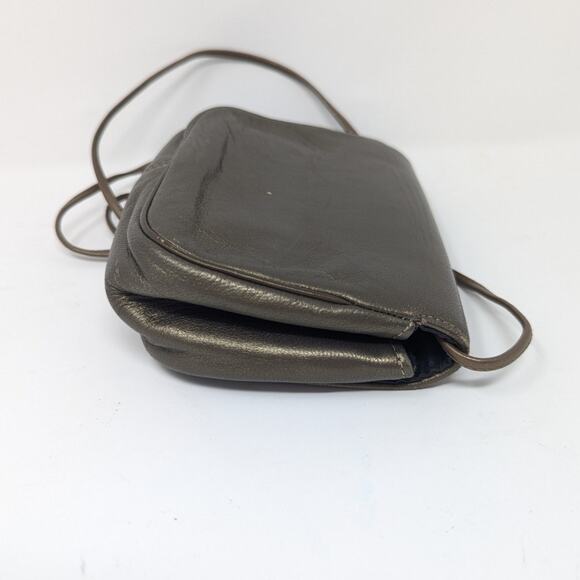 Vintage Susan Gail Original Leather Ornate Gold Detail Crossbody Evening Bag - Picture 6 of 16